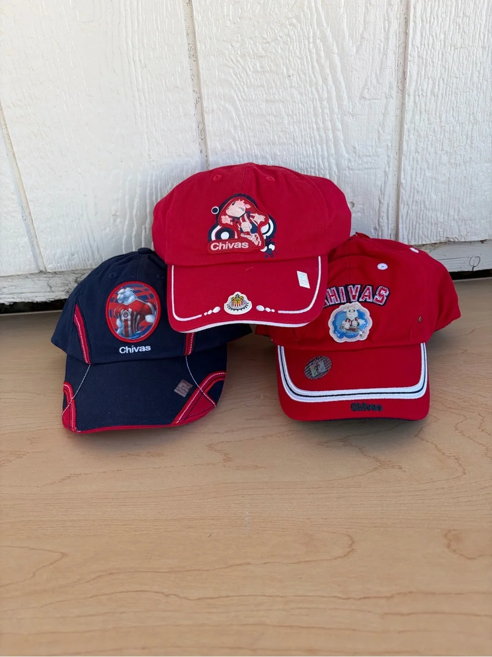Chivas Baseball Caps - Red & Navy Trio Unisex